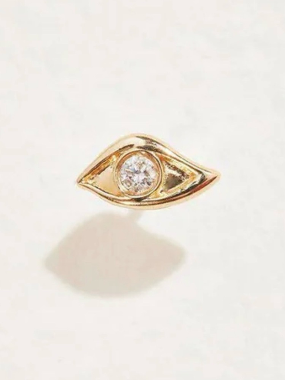 Pamela Love Diamond Evil Eye Stud 14K solid gold with box and pouch - Picture 2 of 10